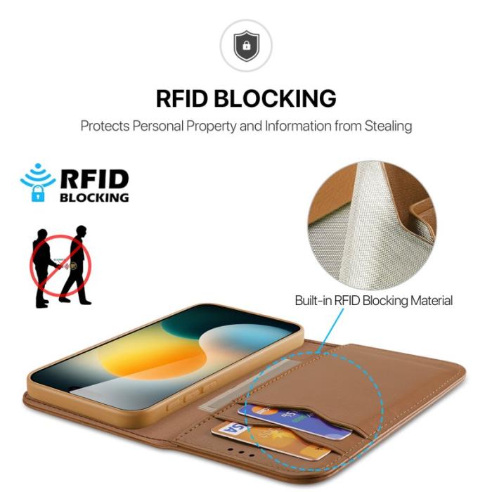 Dux Ducis - DUX DUCIS Hivo iPhone Air Fodral Äkta läder - Brun