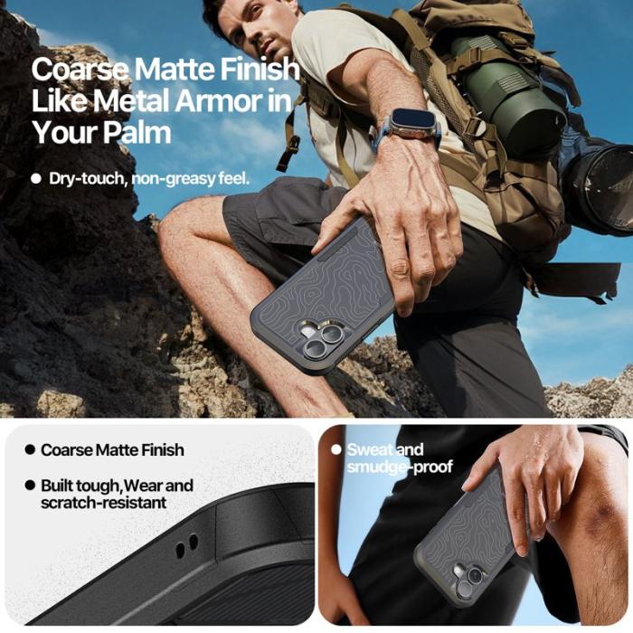 Dux Ducis - DUX DUCIS iPhone 17 Fodral SHLD Series 10FT Skydd PC + TPU - Mönster