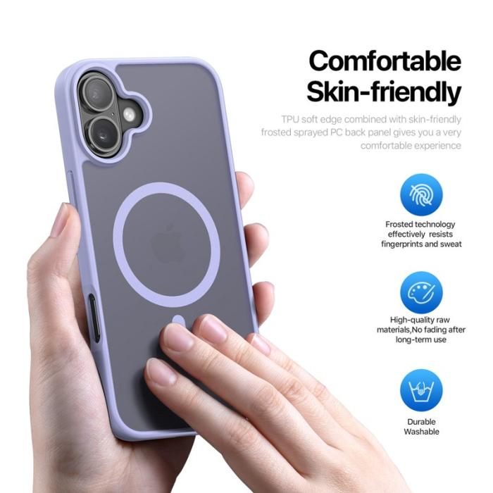 Dux Ducis - DUX DUCIS iPhone 17 Fodral Yind Series PC+TPU - Ljuslila