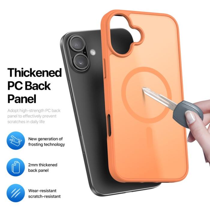 Dux Ducis - DUX DUCIS iPhone 17 Fodral Yind Series PC+TPU - Orange