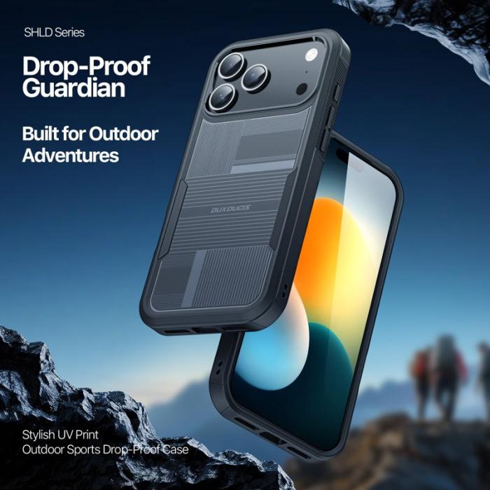 Dux Ducis - DUX DUCIS iPhone 17 Pro Fodral - 10FT Drop Protection - PC + TPU - Umbra