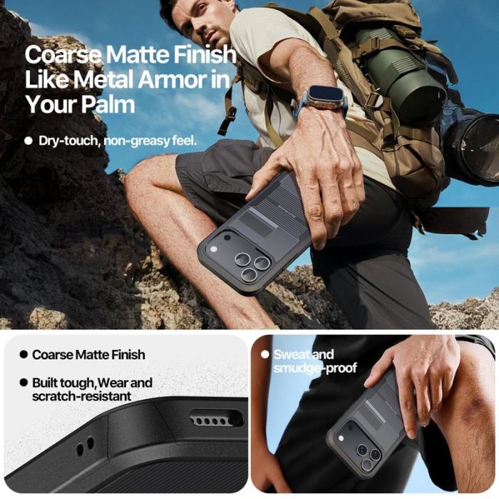 Dux Ducis - DUX DUCIS iPhone 17 Pro Fodral - 10FT Drop Protection - PC + TPU - Umbra