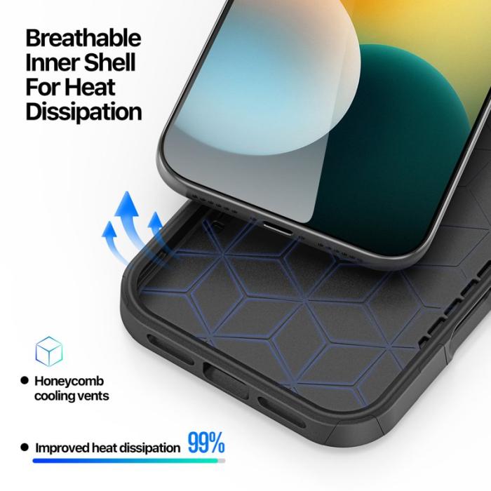 Dux Ducis - DUX DUCIS iPhone 17 Pro Fodral - 10FT Drop Protection - PC + TPU - Vit