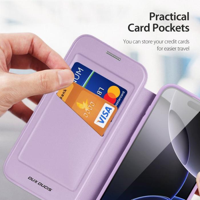 Dux Ducis - DUX DUCIS iPhone 17 Pro Fodral - Lila Rosa