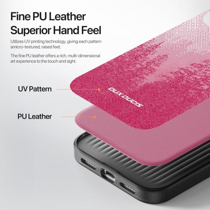 Dux Ducis - DUX DUCIS iPhone 17 Pro Fodral Moro Series - Röd