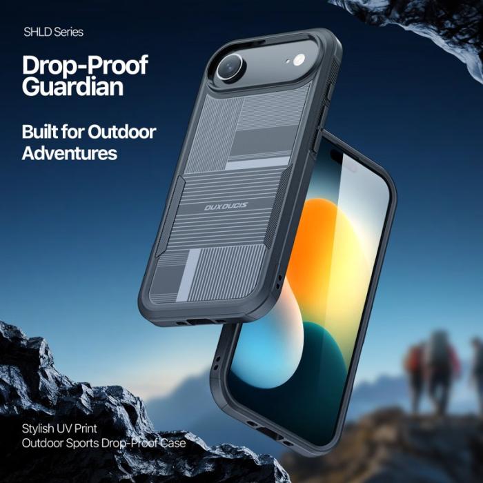 Dux Ducis - DUX DUCIS iPhone Air Fodral SHLD Series PC + TPU - Umbra