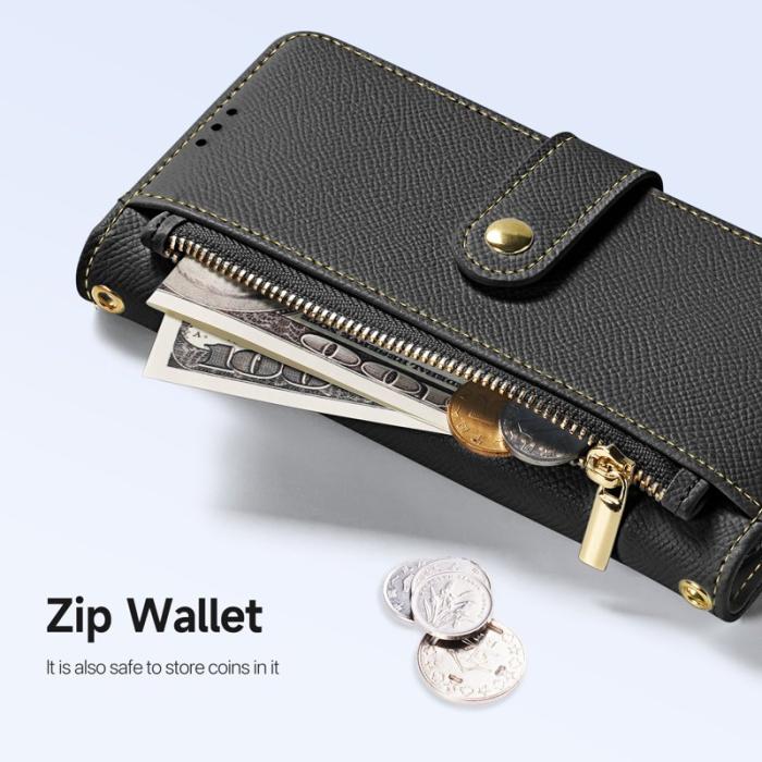 Dux Ducis - DUX DUCIS Lawa Series iPhone 16 Plus Fodral Äkta läder - Svart