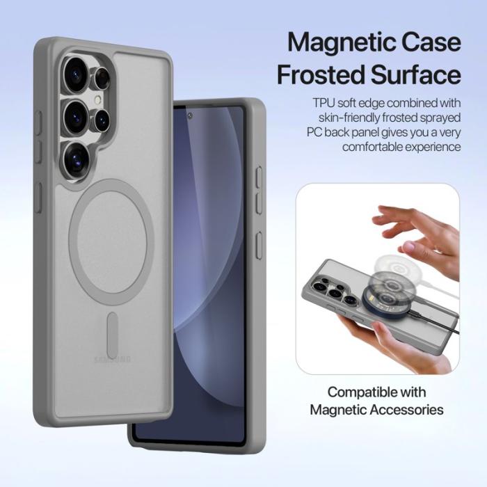 Dux Ducis - DUX DUCIS Lawa Series Samsung Galaxy S25 Ultra Fodral - Grå