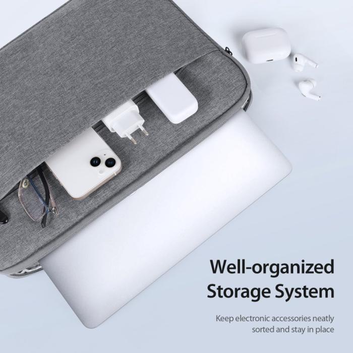 Dux Ducis - DUX DUCIS LBDB Laptopväska 13-13.9 Tum - Dragkedja - Mörkgrå