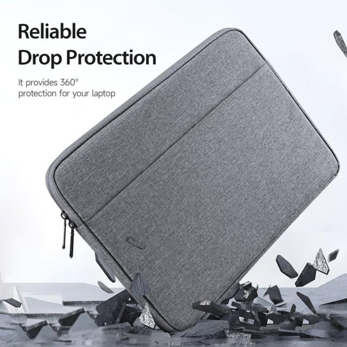 Dux Ducis - DUX DUCIS LBDB Laptopväska 13-13.9 Tum - Dragkedja - Mörkgrå