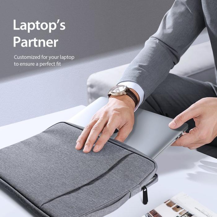 Dux Ducis - DUX DUCIS LBDC 14-15.4 Tum Vertikal Laptopväska - Mörkgrå