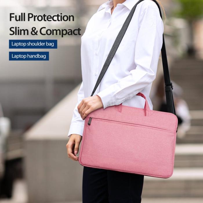 Dux Ducis - DUX DUCIS LBJB Notebookväska 15.5-16 tum - Anti-rep - Rosa