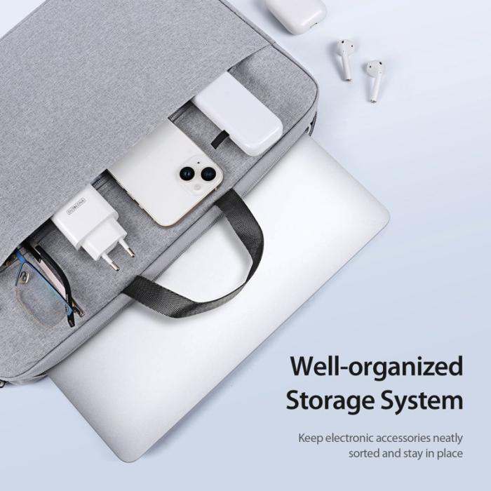 Dux Ducis - DUX DUCIS LBTA Series Laptopväska 14-15.4 tum - Vattentålig - Ljusgrå