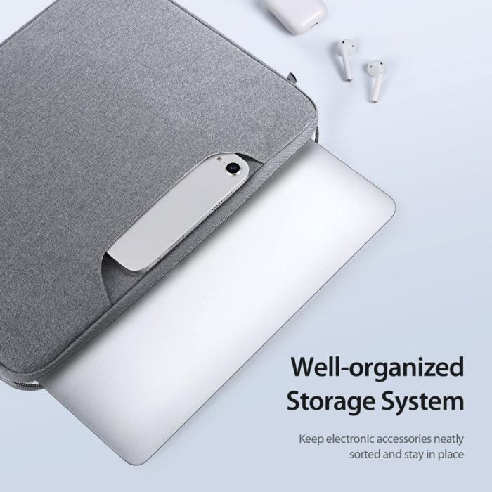 Dux Ducis - DUX DUCIS LBTB Laptopväska för 13-13.9 tum - Stötabsorberande - Ljusgrå