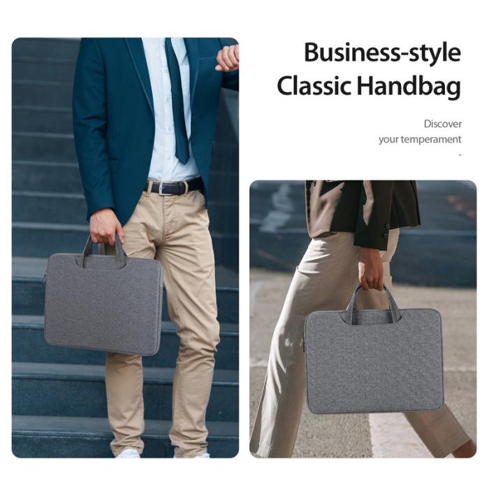 Dux Ducis - DUX DUCIS LBTB Laptopväska för 13-13.9 tum - Stötabsorberande - Mörkgrå