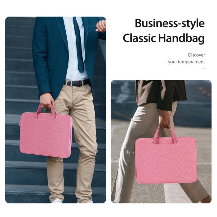 Dux Ducis - DUX DUCIS LBTB Laptopväska för 13-13.9 tum - Stöttålig - Rosa