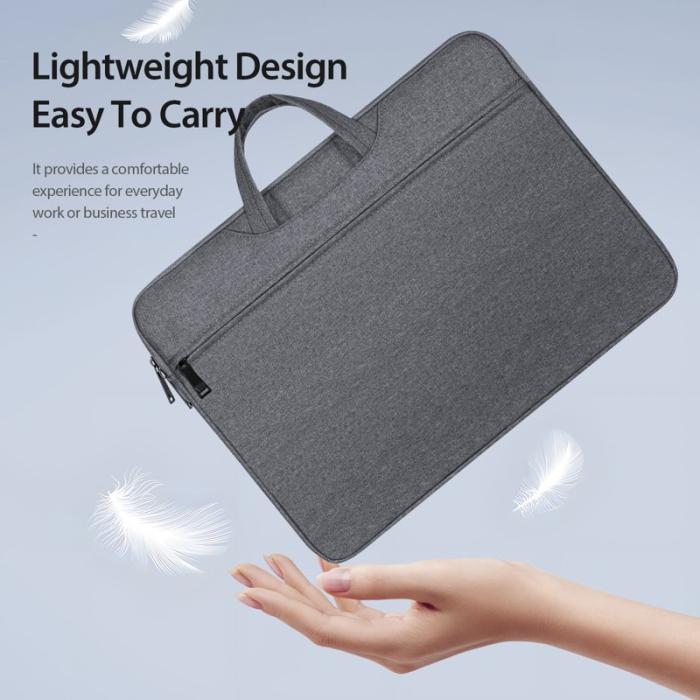 Dux Ducis - DUX DUCIS LBTC Laptop Handbag 13-13.9 tum - Anti-drop - Konstläder - Mörkgrå