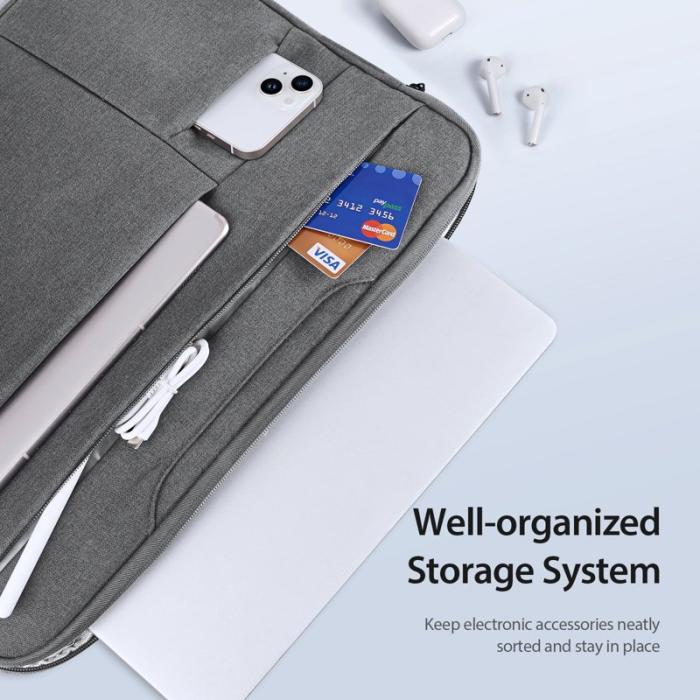 Dux Ducis - DUX DUCIS LBTD Laptop Handbag 15.5-16 tum Polyester - Mörkgrå