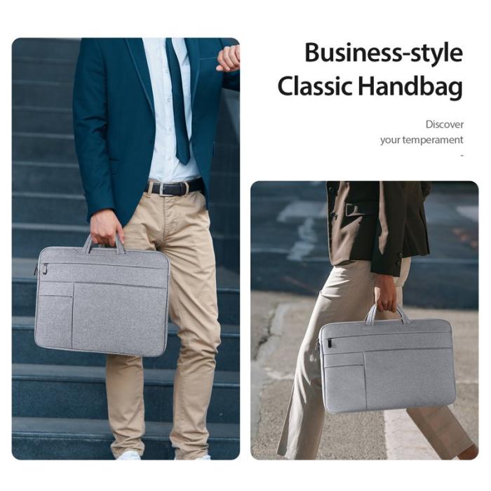 Dux Ducis - DUX DUCIS LBTD Laptopväska 15.5-16 tum Polyester - Ljusgrå