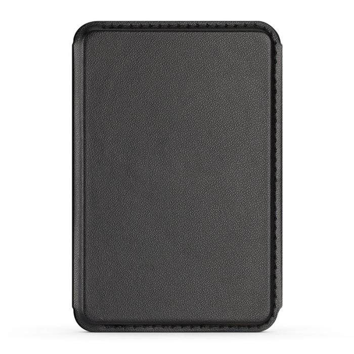 Dux Ducis - DUX DUCIS Magnetic Phone Stand Fodral - Äkta läder - Svart