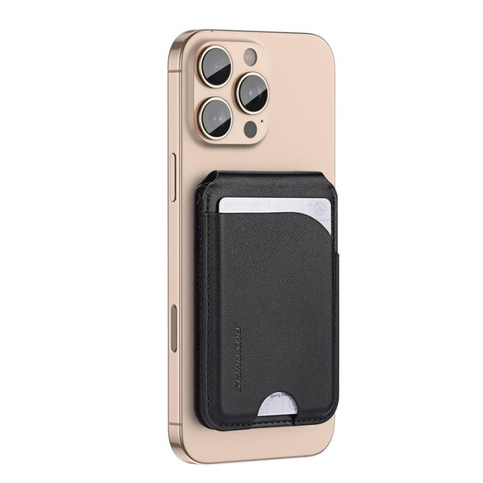 Dux Ducis - DUX DUCIS Neva Series Skal PU Läder Magnetisk Ställ - Svart