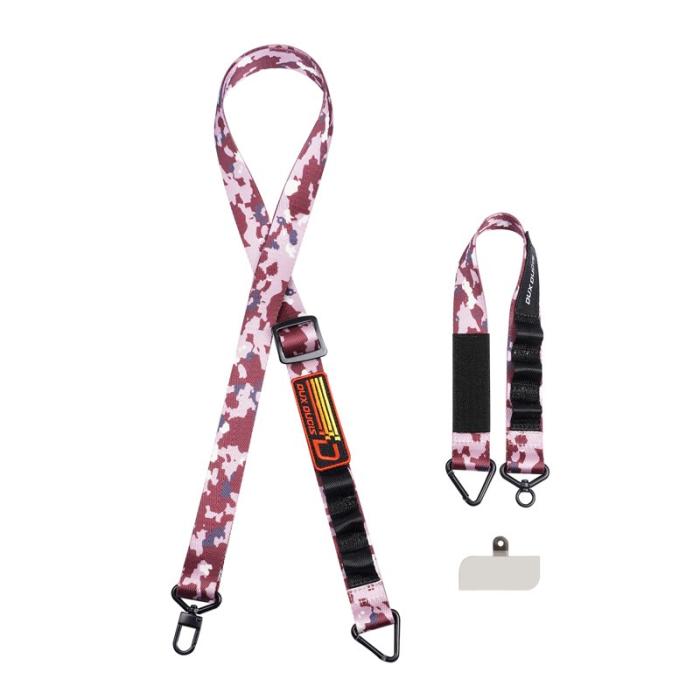 Dux Ducis - DUX DUCIS Outdoor Series Mobiltelefon Lanyard - Multifunktionell - Camo Pink