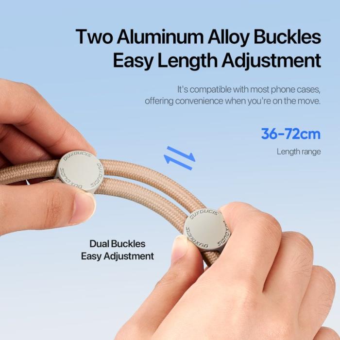 Dux Ducis - DUX DUCIS PLAZ 146cm Telefon Lanyard Polyester - Amber