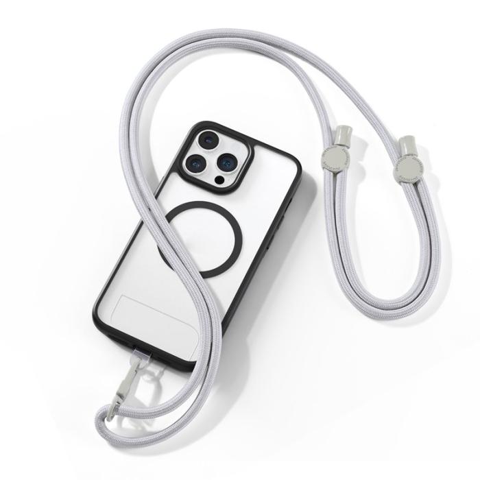 Dux Ducis - DUX DUCIS PLAZ Phone Lanyard 146cm Polyester - Grå