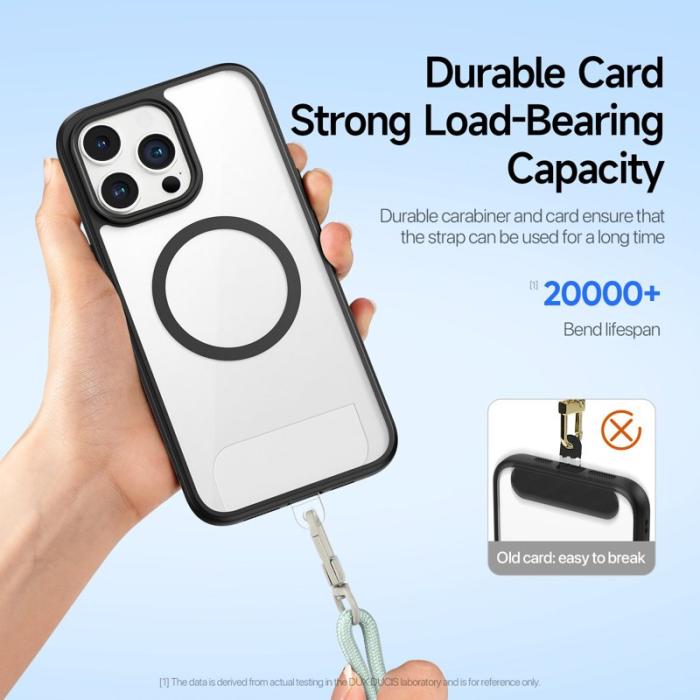 Dux Ducis - DUX DUCIS PLAZ Phone Lanyard 146cm Polyester - Ljusgrön