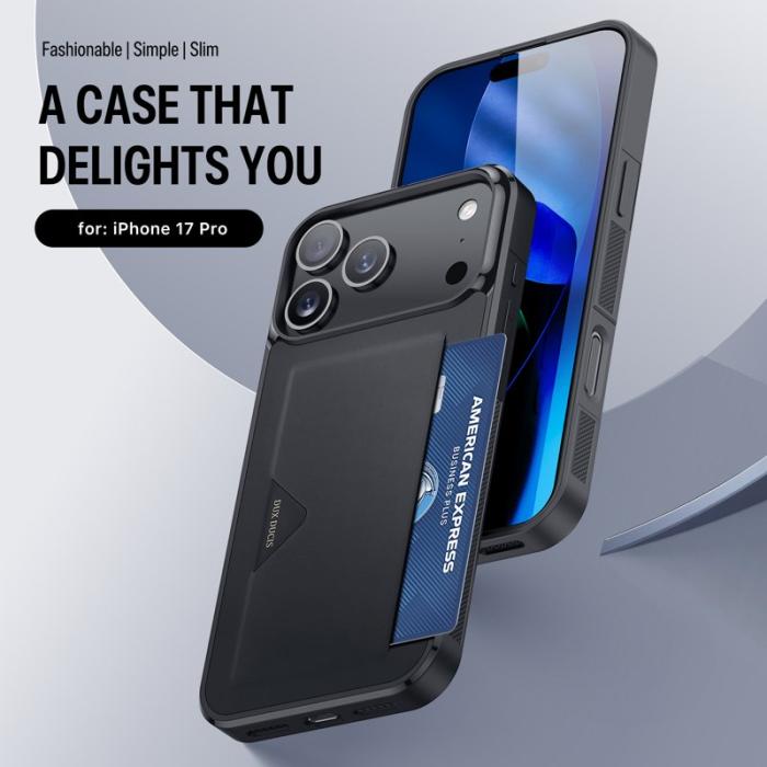 Dux Ducis - DUX DUCIS Pocard Fodral iPhone 17 Pro - Svart