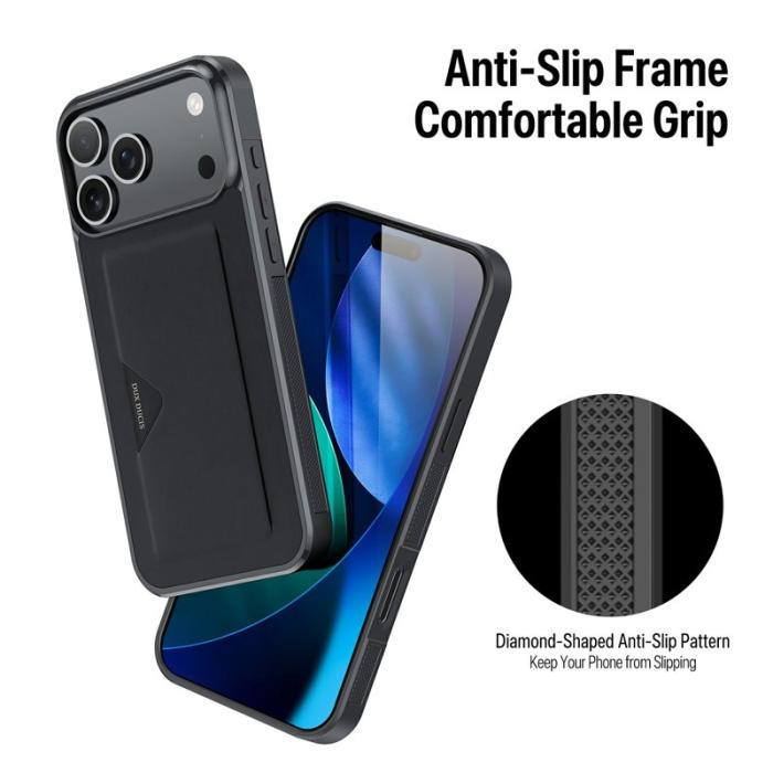 Dux Ducis - DUX DUCIS Pocard Series iPhone 17 Pro Max Fodral - Svart