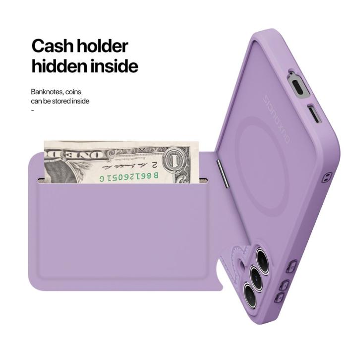 Dux Ducis - DUX DUCIS Rafi II mobilskal med kortplats för Samsung Galaxy S25+ - - Lila Rosa