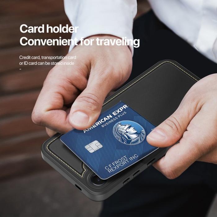 Dux Ducis - DUX DUCIS Rafi II mobilskal med kortplats för Samsung Galaxy S25 - - Svart