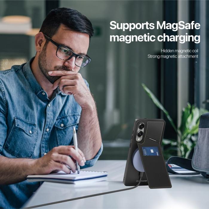 Dux Ducis - DUX DUCIS Rafi II mobilskal med kortplats för Samsung Galaxy S25 Edge - - Svart