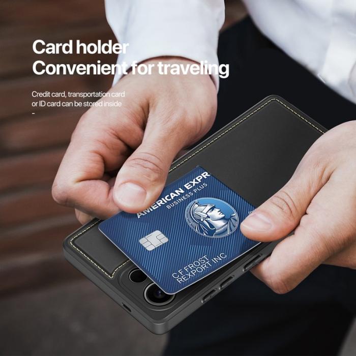 Dux Ducis - DUX DUCIS Rafi II mobilskal med kortplats för Samsung Galaxy S25 Ultra - Svart