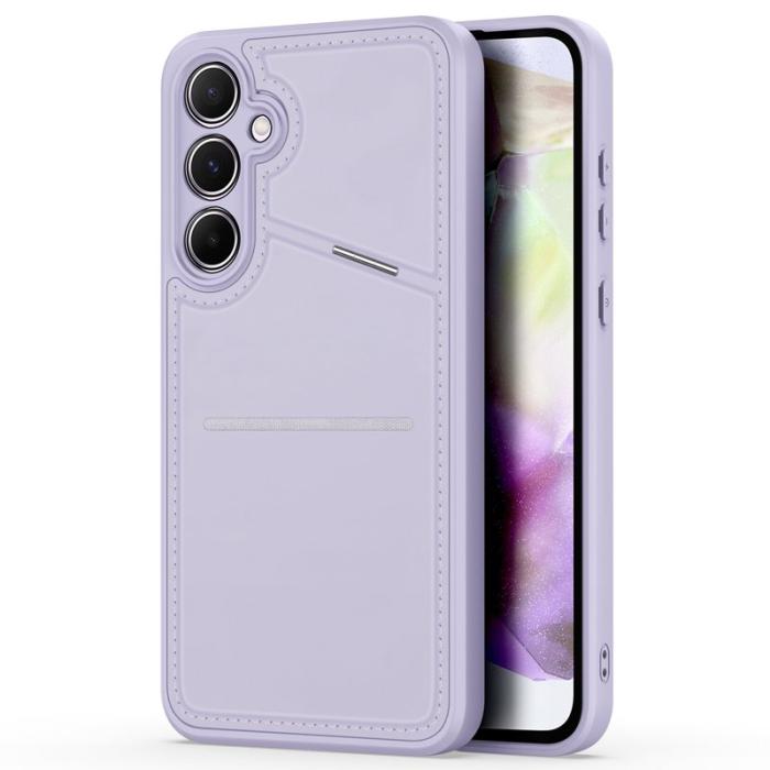 Dux Ducis - DUX DUCIS Rafi II Samsung Galaxy A35 mobilskal med kortplats PU+TPU - Lila