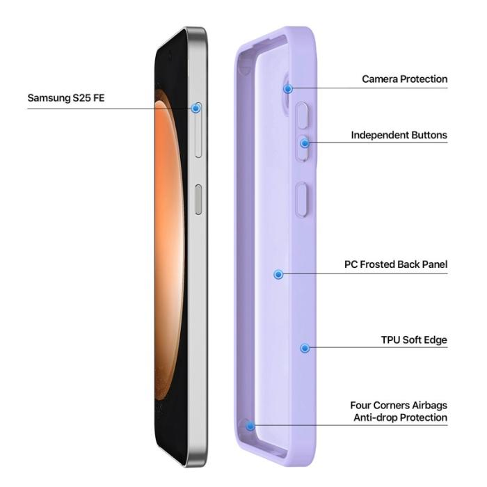 Dux Ducis - DUX DUCIS Samsung Galaxy S25 FE Fodral PC+TPU - Ljus Lila