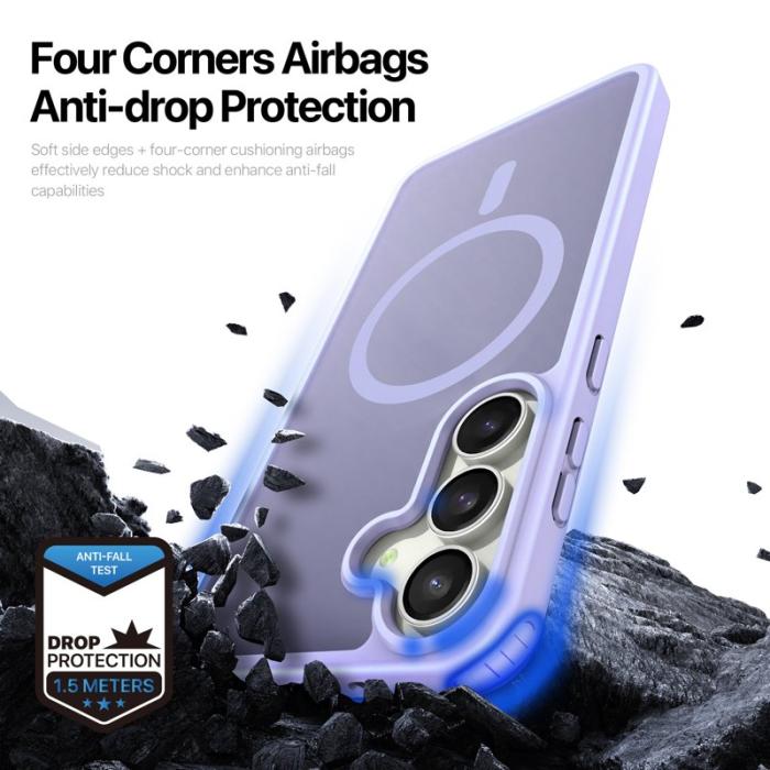 Dux Ducis - DUX DUCIS Samsung Galaxy S25 FE Fodral PC+TPU - Ljus Lila