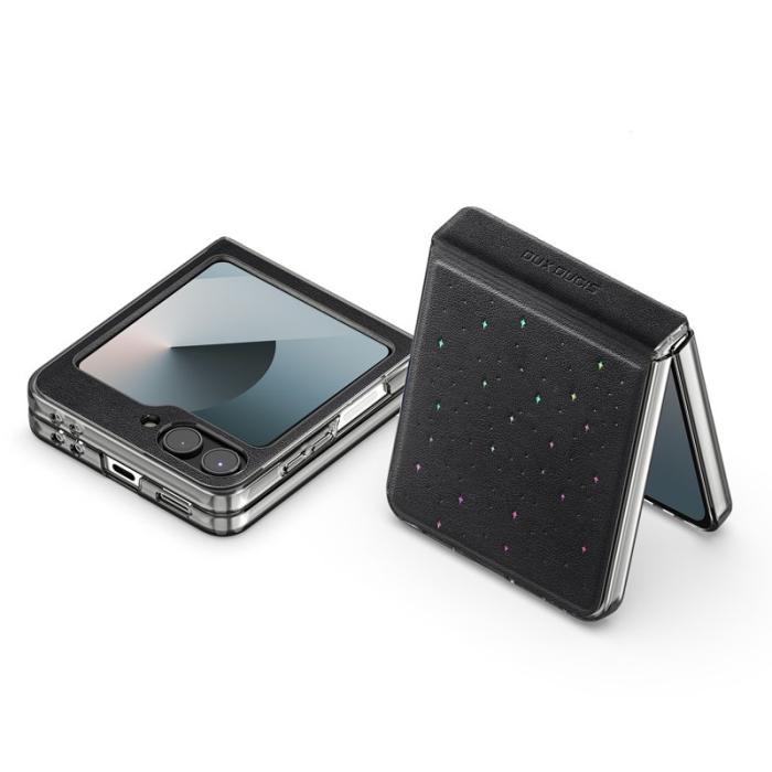 Dux Ducis - DUX DUCIS Samsung Galaxy Z Flip6/Flip7 Fodral PU Läder - Svart