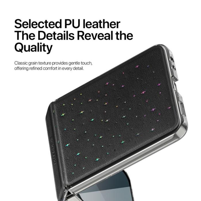 Dux Ducis - DUX DUCIS Samsung Galaxy Z Flip6/Flip7 Fodral PU Läder - Svart