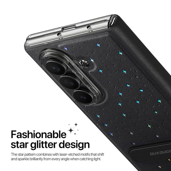 Dux Ducis - DUX DUCIS Samsung Galaxy Z Fold7 Fodral PU Läder - Svart