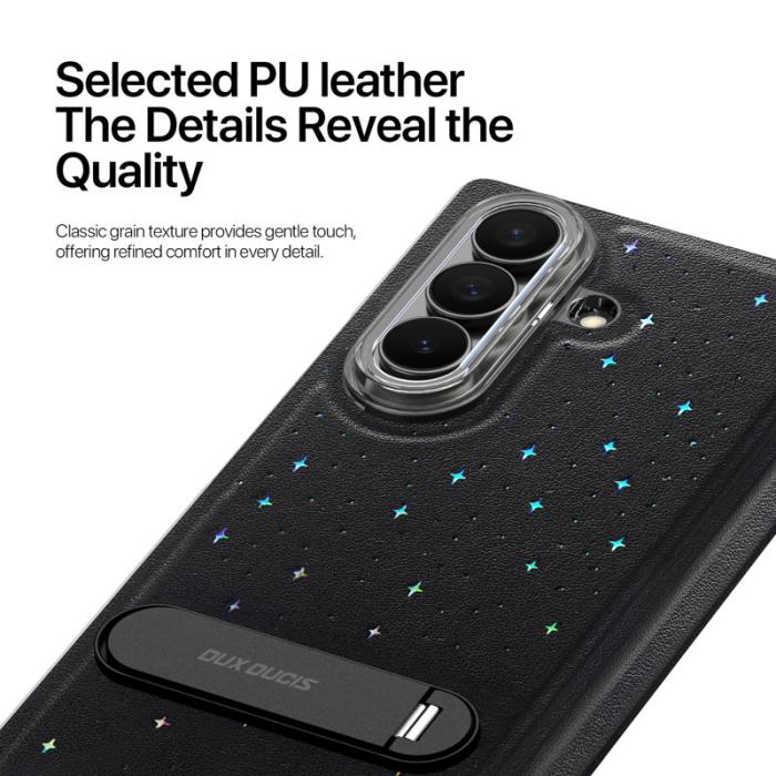 Dux Ducis - DUX DUCIS Samsung Galaxy Z Fold7 Fodral PU Läder - Svart