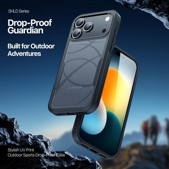 Dux Ducis - DUX DUCIS SHLD iPhone 17 Pro Max Fodral - PC + TPU - Vit