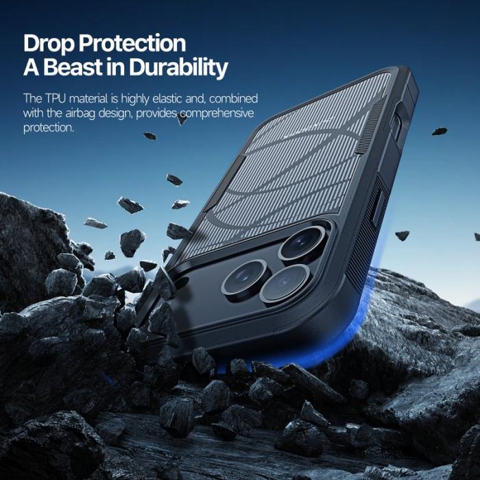 Dux Ducis - DUX DUCIS SHLD iPhone 17 Pro Max Fodral - PC + TPU - Vit