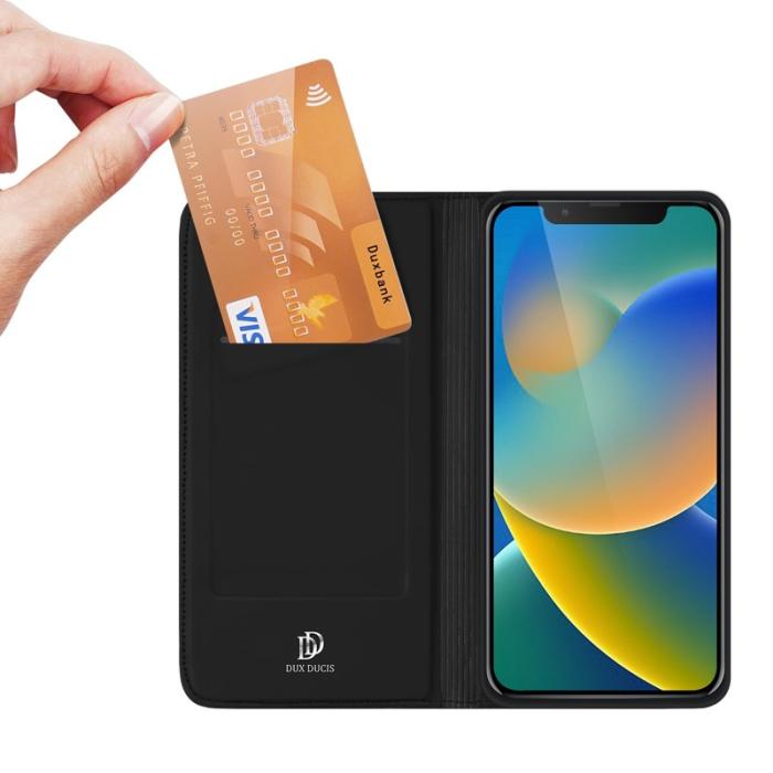 Dux Ducis - DUX DUCIS Skin Pro Series iPhone 14 Fodral Konstläder - Svart