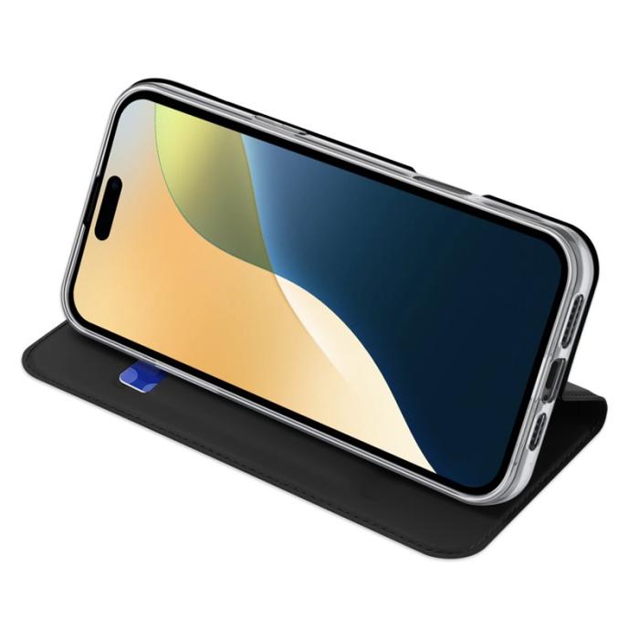 Dux Ducis - DUX DUCIS Skin Pro Series iPhone 16 Fodral Konstläder - Svart