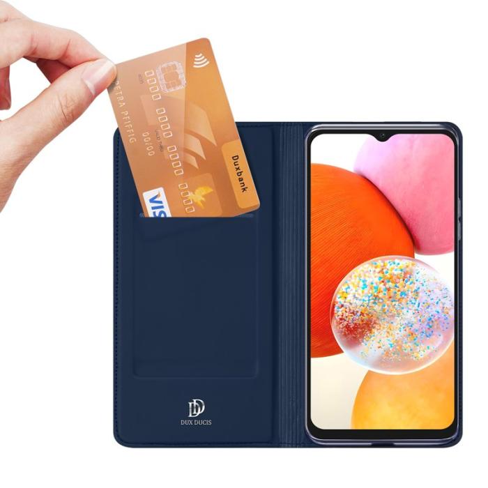 Dux Ducis - DUX DUCIS Skin Pro Samsung Galaxy A15 Plånboksfodral PU Läder - Blå