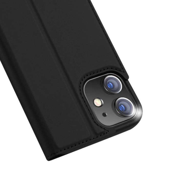 Dux Ducis - DUX DUCIS Skin Pro Series iPhone 12 Pro Fodral Konstläder - Svart