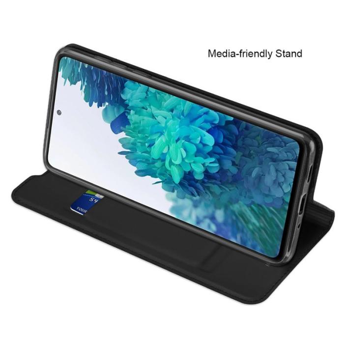 Dux Ducis - DUX DUCIS Skin Pro Samsung Galaxy S20 FE Plånboksfodral PU Läder - Svart