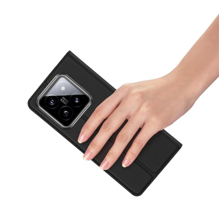 Dux Ducis - DUX DUCIS Skin Pro Series Xiaomi 14 Pro Fodral Konstläder - Svart